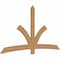 Ekena Millwork Davenport Timber Gable Bracket, Western Red Cedar, 96"W x 52"H x 1 1/2"D x 5 1/2"F, 13/12 Pitch GBW096X52X0206DAV00SWR - alternate 5